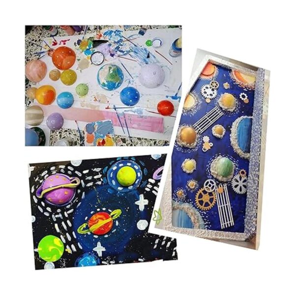 Acrice Kit de modelo de sistema solar para niños incluye