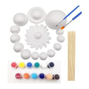 Acrice Kit de modelo de sistema solar para niños incluye