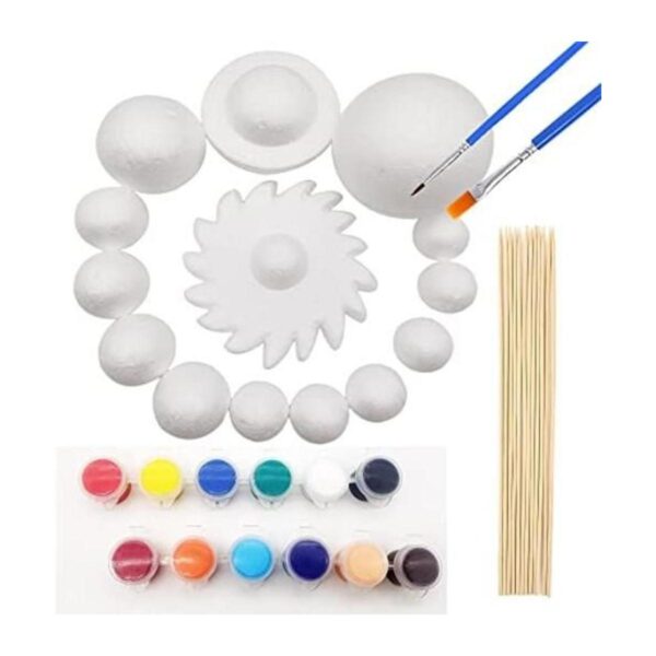 Acrice Kit de modelo de sistema solar para niños incluye