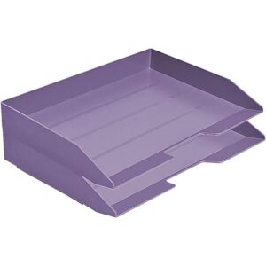 Acrimet Bandeja apilable para cartas 2 niveles_1