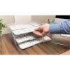Acrimet Organizador horizontal triple para carpetas de_6