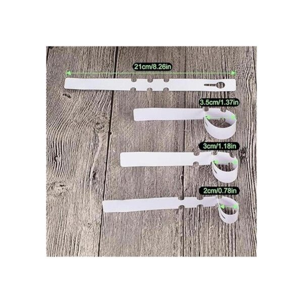 Acrux7 1000 etiquetas de plástico para jardinería o