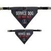 ActiveDogs Service Bandana reflectante para perro y collar