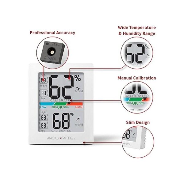 AcuRite 01083 Pro Monitor de temperatura y humedad para_4