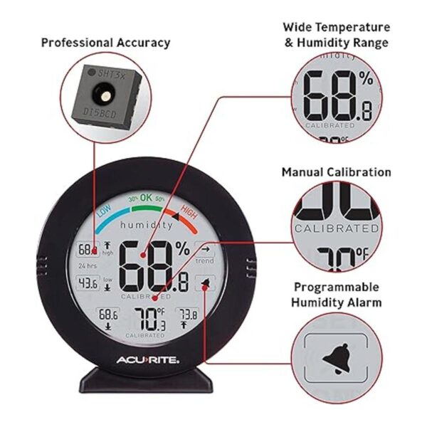 AcuRite 01080M Pro Medidor de temperatura y humedad de_3