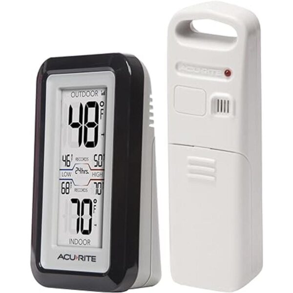 AcuRite 0 termómetro digital con temperatura exterior e_2