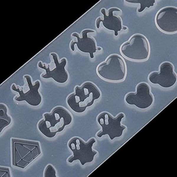 Acxico Molde de silicona para joyería de resina epoxi 2