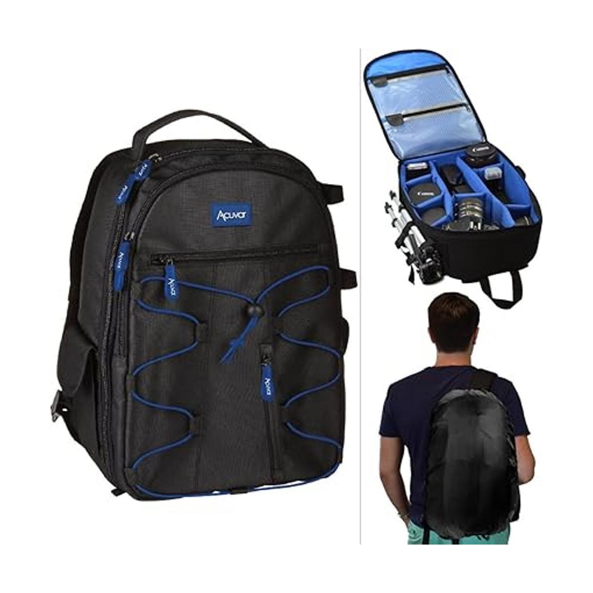 Acuvar mochila para cámara DSLR profesional con cubierta