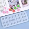 Acxico Molde de silicona para joyería de resina epoxi 2