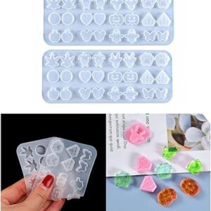 Acxico Molde de silicona para joyería de resina epoxi 2