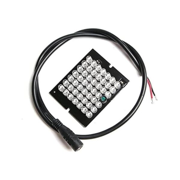 Acxico 1 luz infrarroja CCTV invisible de 12 V 1 A 48 LED