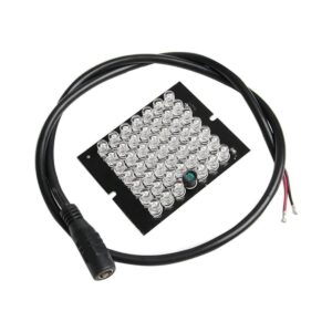 Acxico 1 luz infrarroja CCTV invisible de 12 V 1 A 48 LED