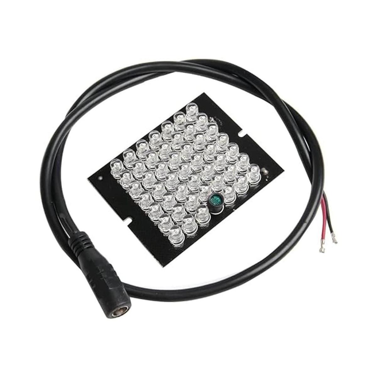 Acxico 1 luz infrarroja CCTV invisible de 12 V 1 A 48 LED
