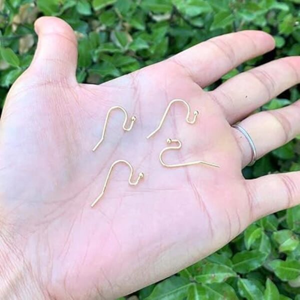 Adabele 100 ganchos hipoalergénicos para aretes de bola_2