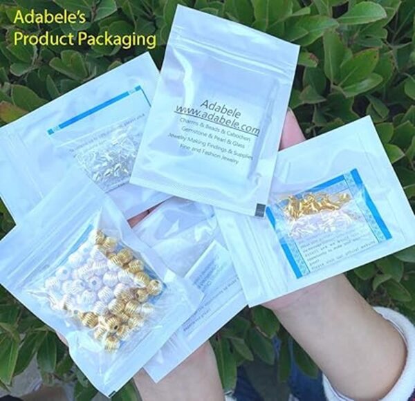 Adabele 100 ganchos hipoalergénicos para aretes franceses