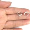 Adabele 50 ganchos redondos hipoalergénicos para aretes