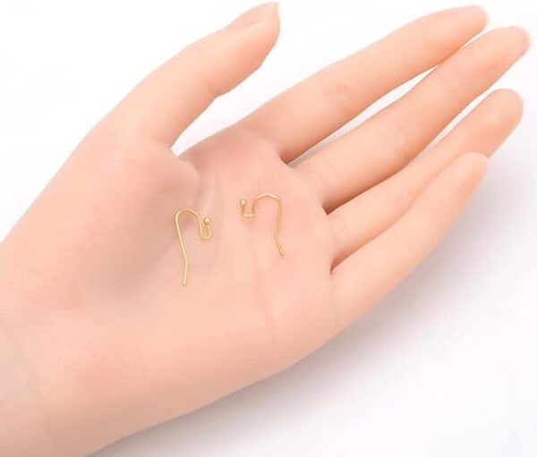 Adabele 100 ganchos hipoalergénicos para aretes de bola_4