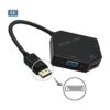 Adaptador DP a HDMI VGA DVI Displayport a HDMI 4K puerto_2