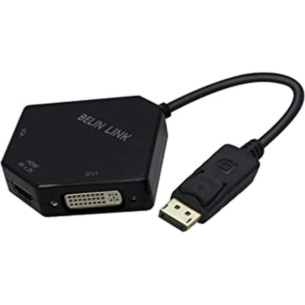 Adaptador DP a HDMI VGA DVI Displayport a HDMI 4K puerto_1