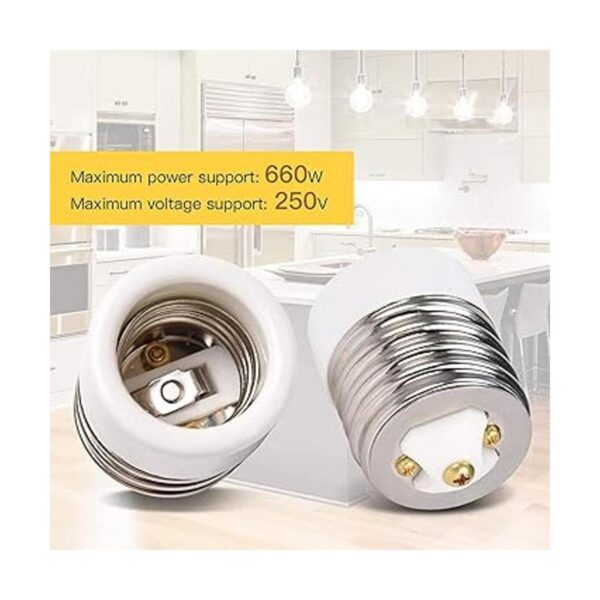 Adaptador JACKYLED Mogul a bombilla mediana E39 a E26 con_3