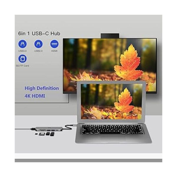 Adaptador HDMI USB C Hub para MacBook Pro Air Swith y_3