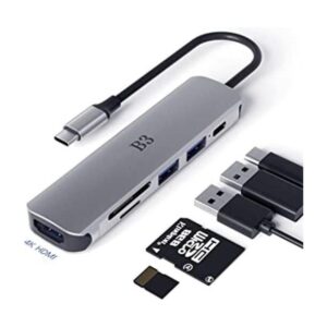 Adaptador HDMI USB C Hub para MacBook Pro Air Swith y_1