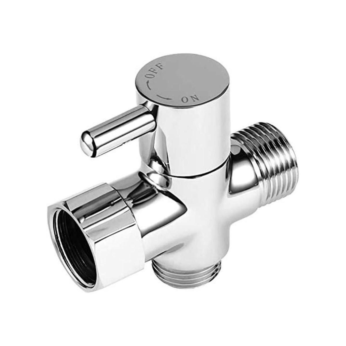 Adaptador T de bidé con válvula de cierre adaptador en T