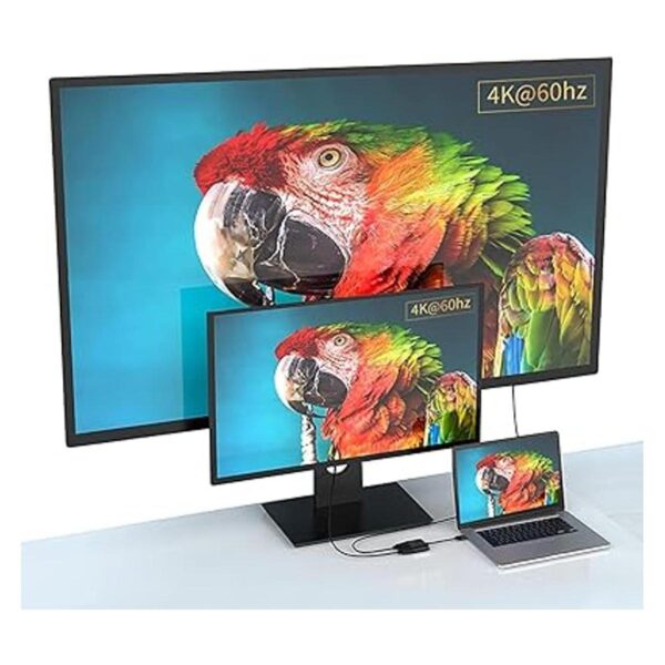 Adaptador USB 3.0 a HDMI dual 4K 4K 60Hz Ultra HD Chip_2