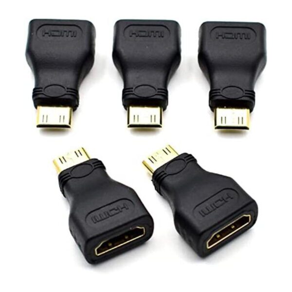 Adaptador Mini HDMI chapado en oro Mini HDMIi macho a HDMI_1