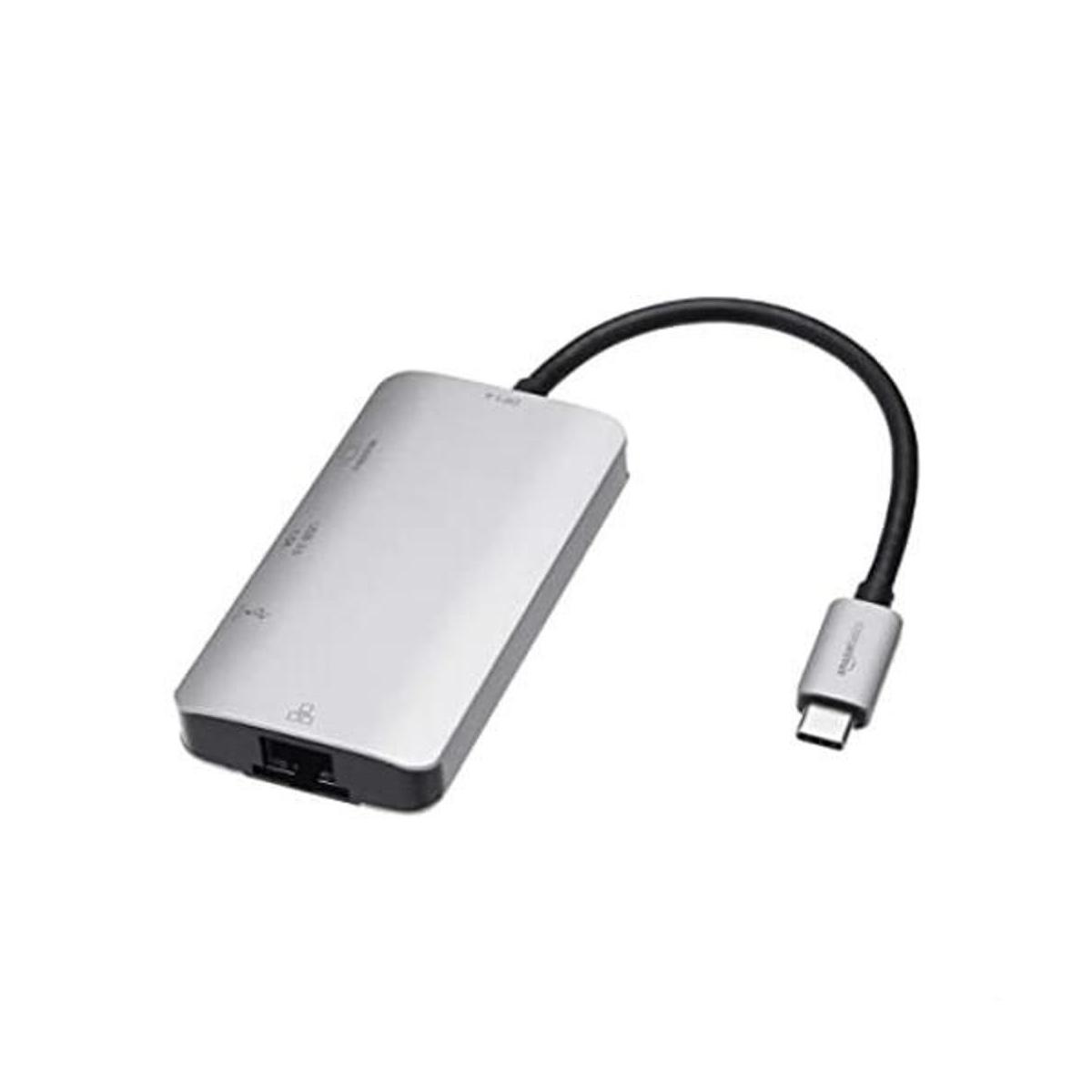 Adaptador USB C 4 en 1 con USBC a HDMI puerto Ethernet