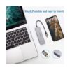 Adaptador USB C 6 en 1 tipo C Dongle USB C multipuerto_6
