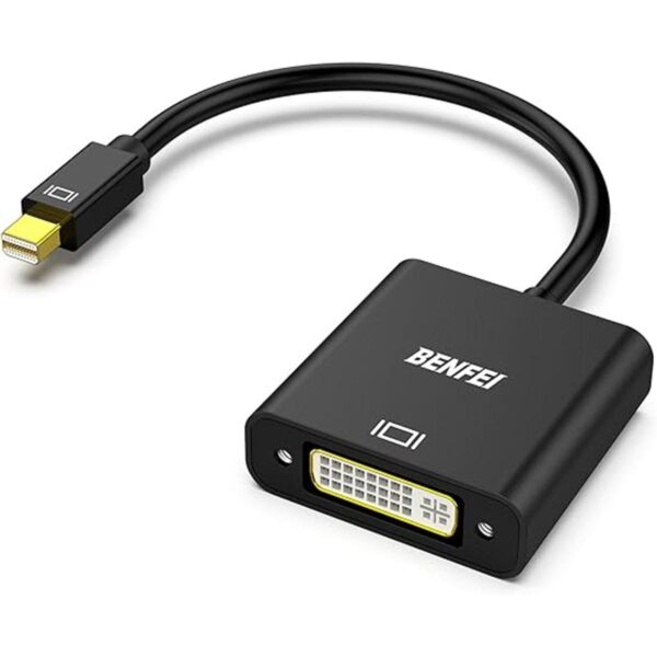 Adaptador Mini DisplayPort a DVI Benfei chapado en oro_1