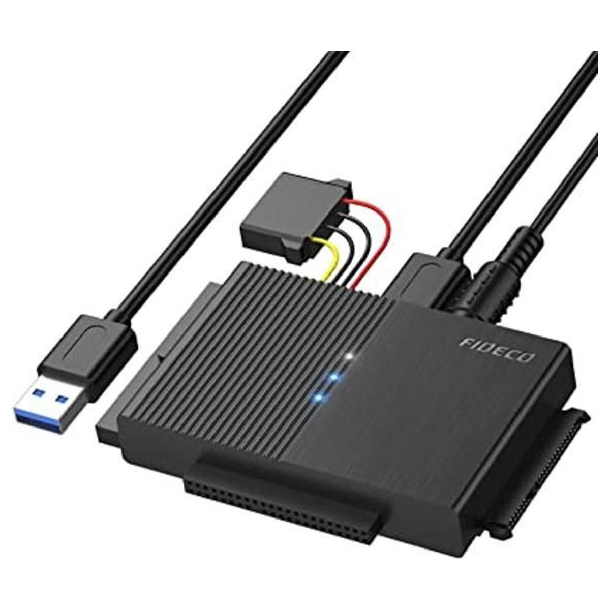 Adaptador SATAIDE a USB 3.0 FIDECO USB 3.0 adaptador de