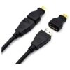 Adaptador Mini HDMI chapado en oro Mini HDMIi macho a HDMI_4
