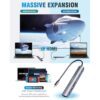 Adaptador USB C Hub HDMI VGA actualizado VEOOVE 9_3