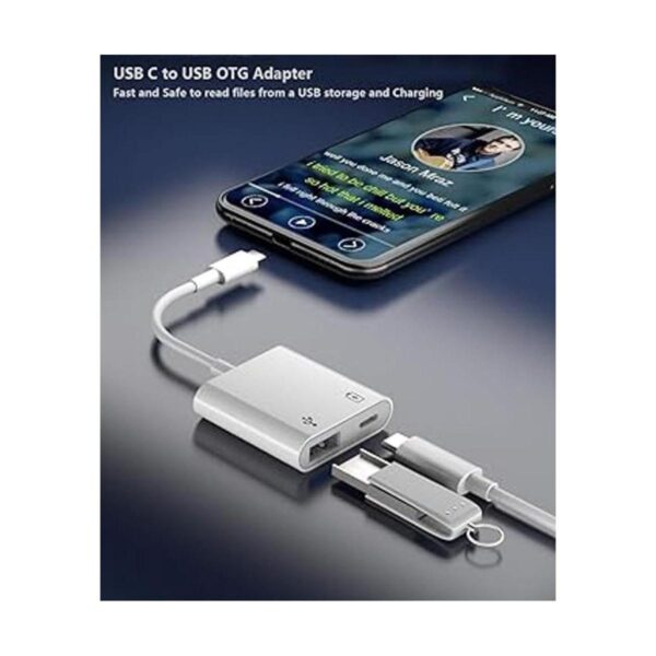 Adaptador USB C OTG con alimentación USB C 2 en 1 a USB_3