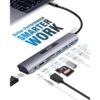 Adaptador USB C Hub HDMI VGA actualizado VEOOVE 9_2
