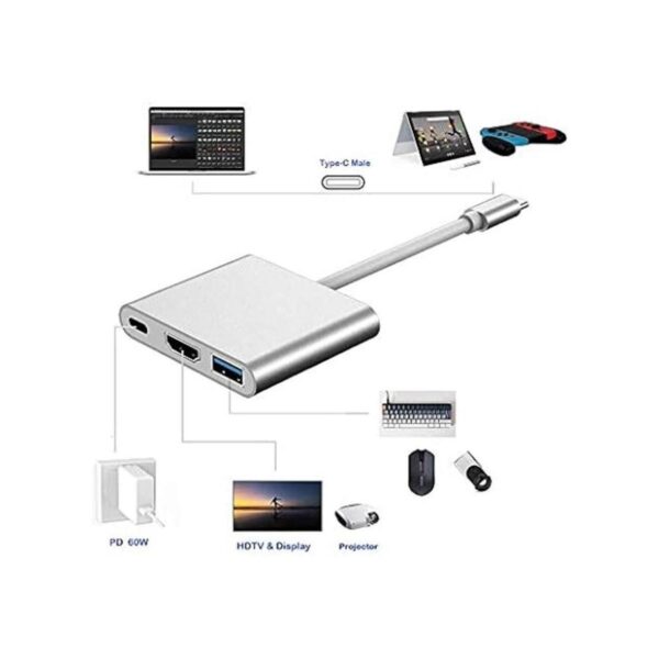 Adaptador USB C a HDMI convertidor USB 3.1tipo C a HDMI_2