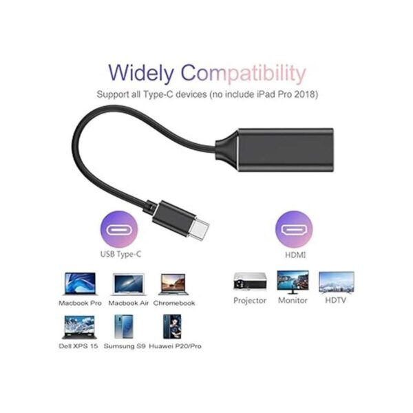 Adaptador USB C a HDMI 4K para Mac OS adaptador tipo C a_6