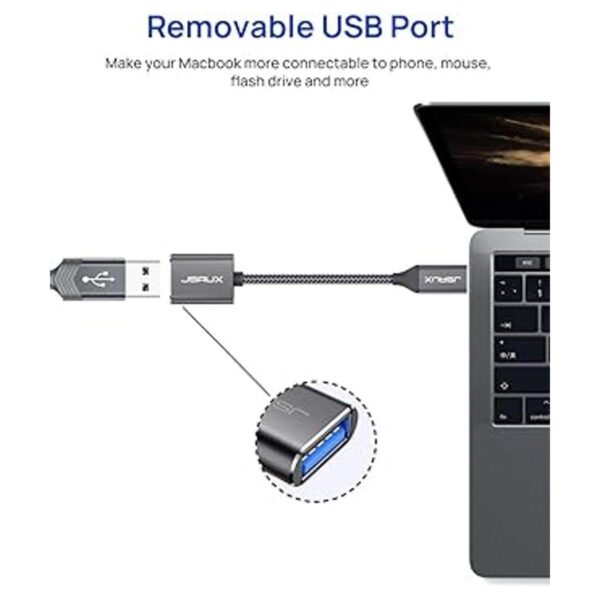 Adaptador USB C a USB Paquete de 2 JSAUX USB tipo C_4