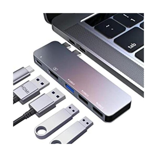 Adaptador USB C para MacBook Pro 2020 adaptador de_1
