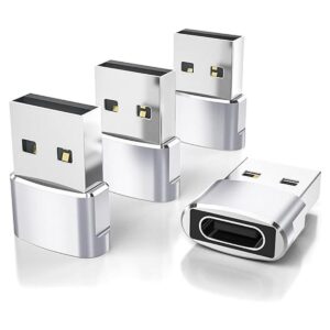 Adaptador USB C hembra a USB macho paquete de 4_1