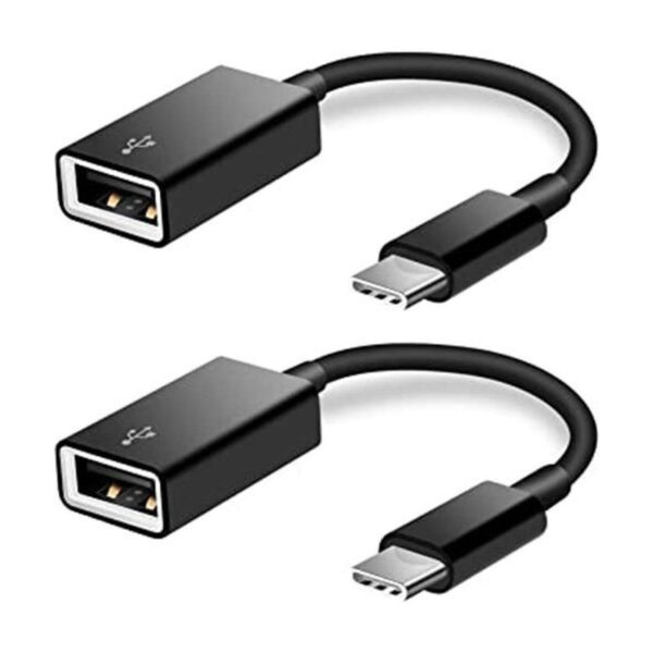 Adaptador USB C a USB Paquete de 2 cable OTG tipo C_1