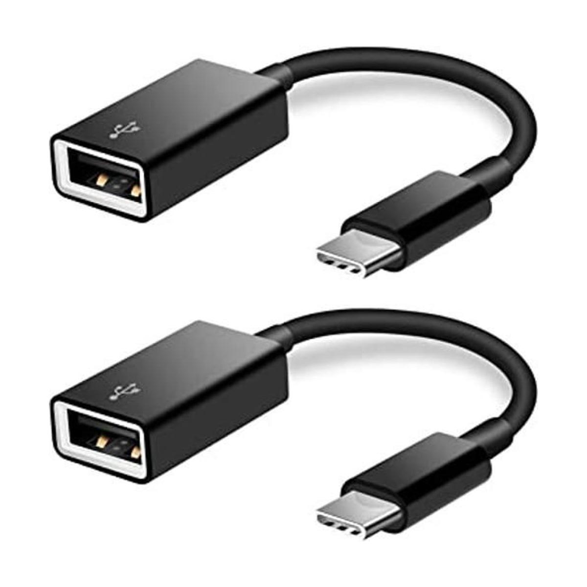 Adaptador USB C a USB Paquete de 2 cable OTG tipo C