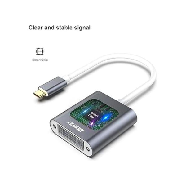 Adaptador USB tipo C Thunderbolt 3 a DVI adaptador_3