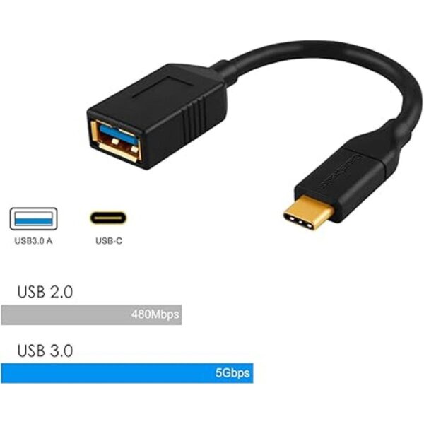 Adaptador USBC a USB 3.0 hembra CableCreation Gen1 USB_3