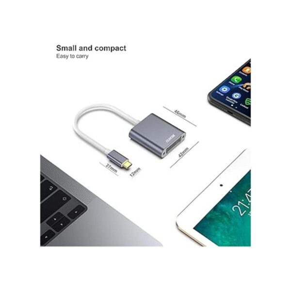 Adaptador USB tipo C Thunderbolt 3 a DVI adaptador_4
