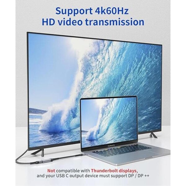 Adaptador USB tipo C a Mini DisplayPort de 4K a 60 Hz_3