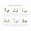 Adaptador coaxial RF F81 y BNC Conector BNC macho a_5
