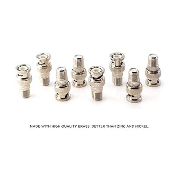 Adaptador coaxial RF F81 y BNC Conector BNC macho a_2